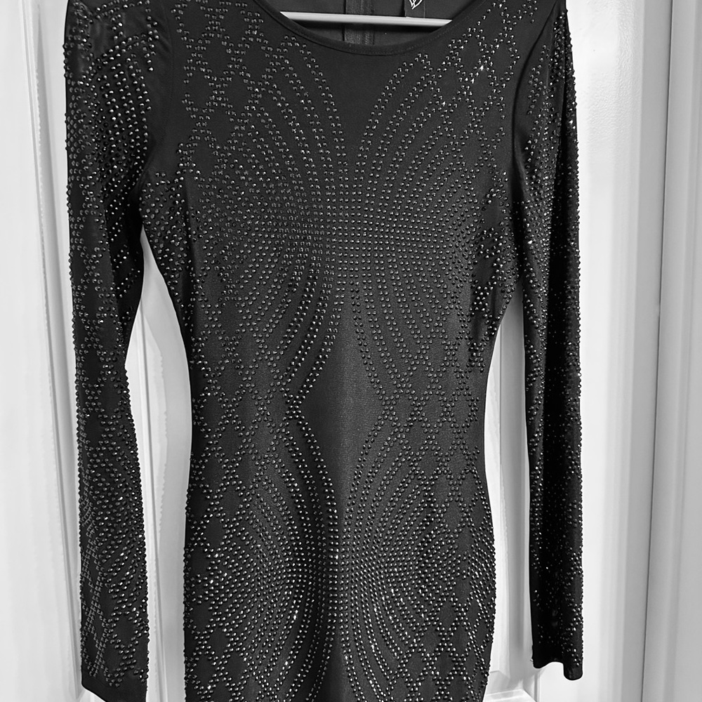Windsor Black Textured Dress
